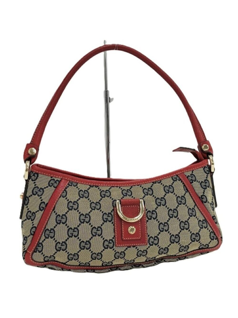 Gucci Abbey Shoulder Bag GG Canvas Beige